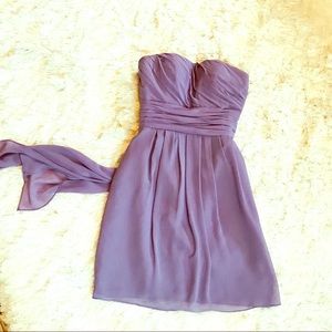 Bill Levkoff Bridesmaids Dress• short•chiffon